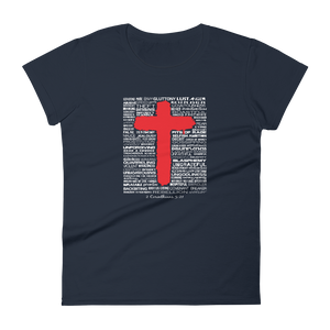 The Cross Women's short sleeve t-shirt (3 colors)