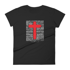 The Cross Women's short sleeve t-shirt (3 colors)