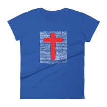 Load image into Gallery viewer, The Cross Women&#39;s short sleeve t-shirt (3 colors)