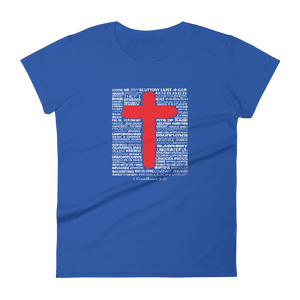 The Cross Women's short sleeve t-shirt (3 colors)