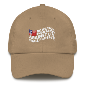 No Weapon Formed Against U.S. Dad Hat (6 colors)