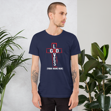 Load image into Gallery viewer, God Loves T-shirt (3 colors)