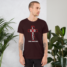 Load image into Gallery viewer, God Loves T-shirt (3 colors)