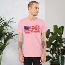 Load image into Gallery viewer, No Weapon Formed Against U.S. (Classic) T-shirt (3 colors)