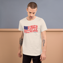 Load image into Gallery viewer, No Weapon Formed Against U.S. (Classic) T-shirt (3 colors)