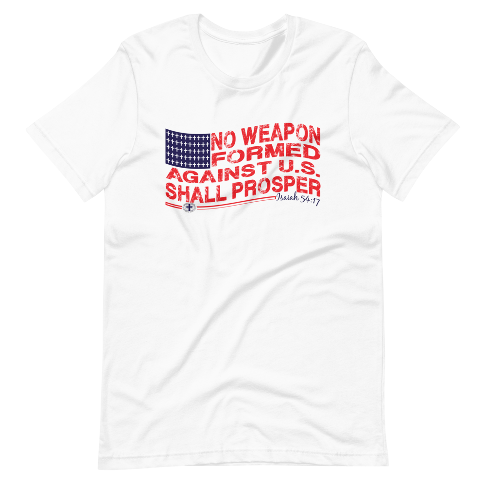 No Weapon Formed Against U.S. (Classic) T-shirt (3 colors)