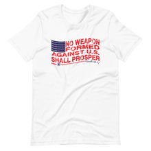 Load image into Gallery viewer, No Weapon Formed Against U.S. (Classic) T-shirt (3 colors)