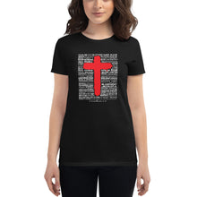 Load image into Gallery viewer, The Cross Women&#39;s short sleeve t-shirt (3 colors)