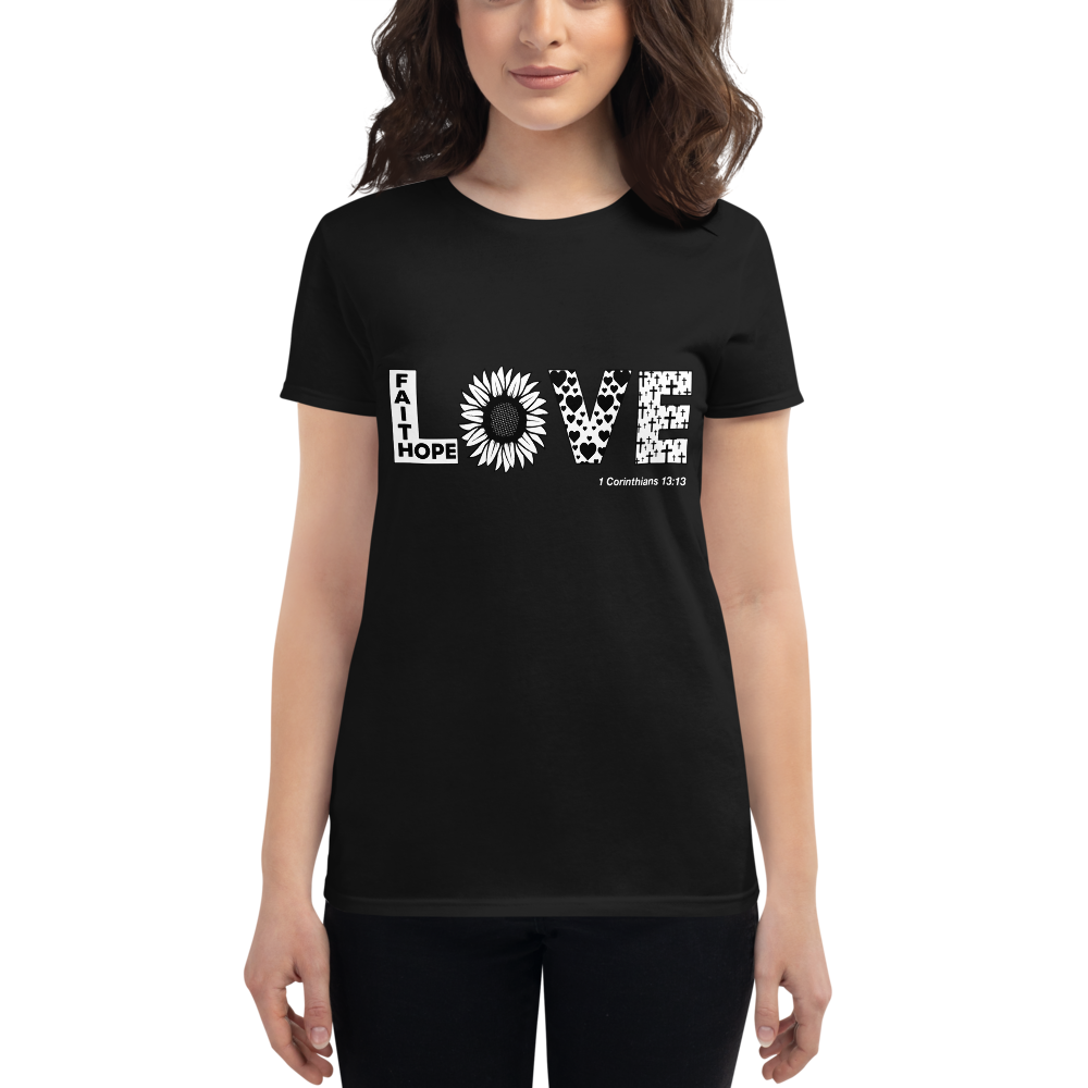 Faith, Hope, LOVE Women's short sleeve t-shirt