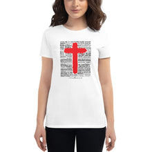 Load image into Gallery viewer, The Cross Women&#39;s short sleeve t-shirt (3 colors)